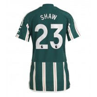 Manchester United Luke Shaw #23 Replika Bortatröja Dam 2023-24 Kortärmad